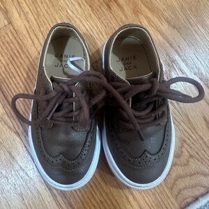 Janie and Jack Wingtip toddler boy dress shoes size 8